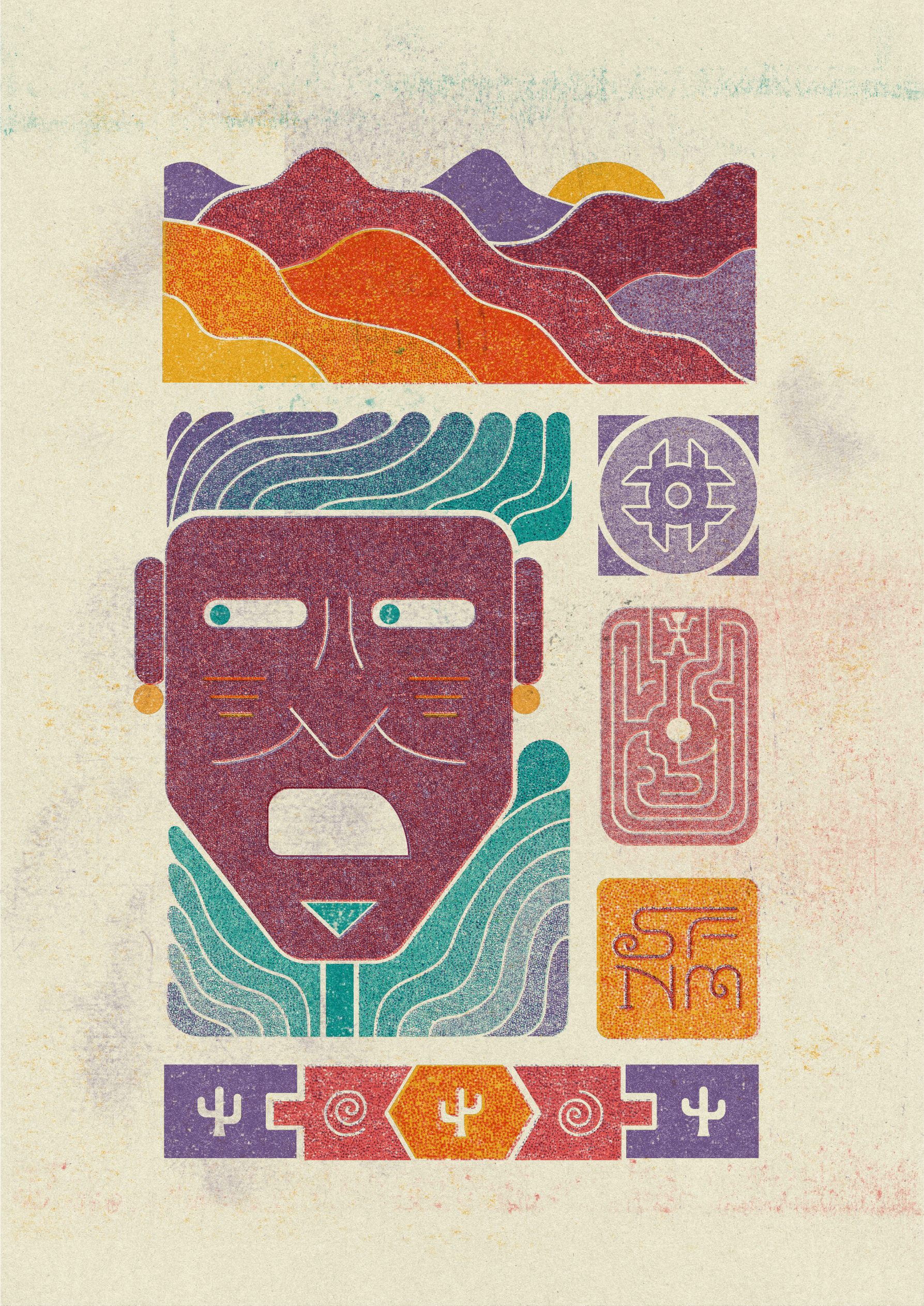 Santa Fe Poster